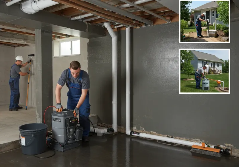 Basement Waterproofing and Flood Prevention process in Trent Woods, NC